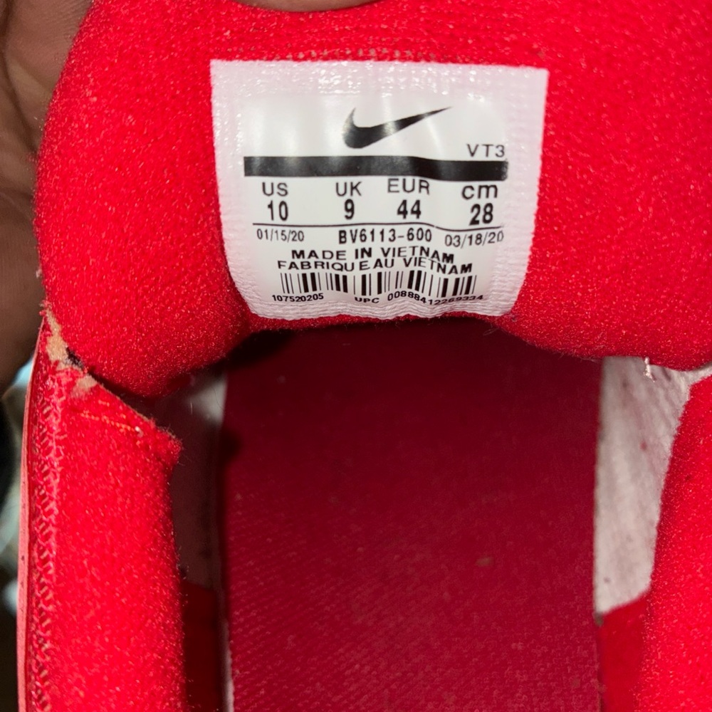 Red Black and cheetah print Nike Air Max 97 Sneakers size 10 - Picture 5 of 7